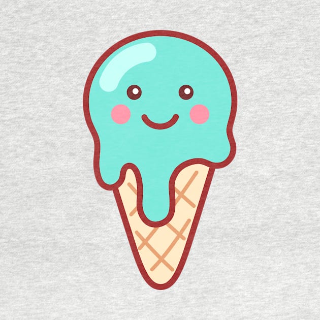 Bubblegum Ice Cream Emoji by lightsonfire